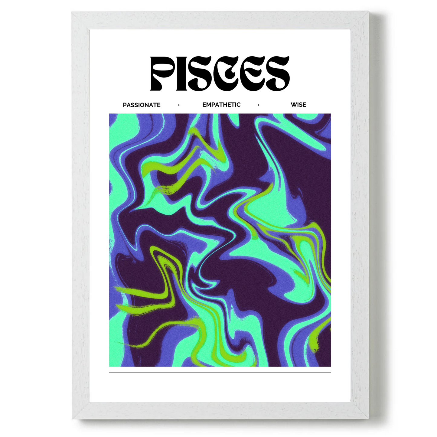 Pisces Star Sign by Athena Art