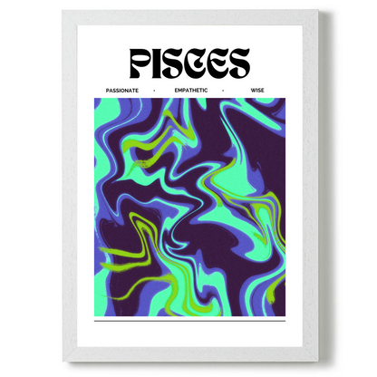 Pisces Star Sign by Athena Art