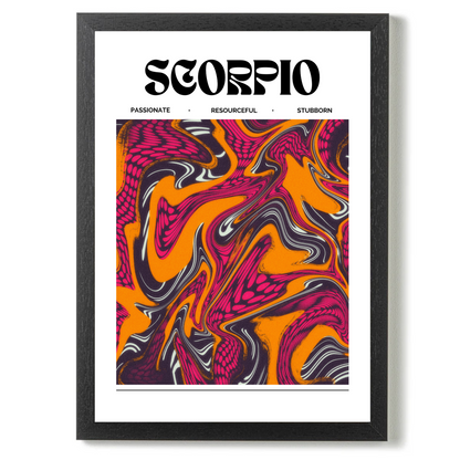 Scorpio Star Sign by Athena Art