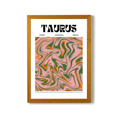 Taurus Star Sign by Athena Art