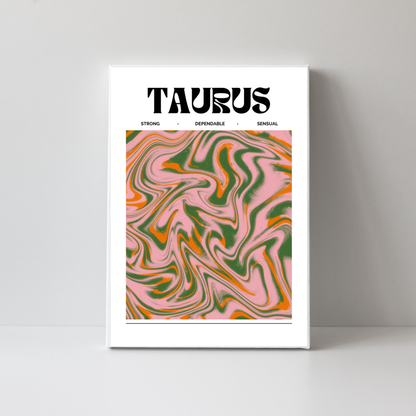 Taurus Star Sign by Athena Art