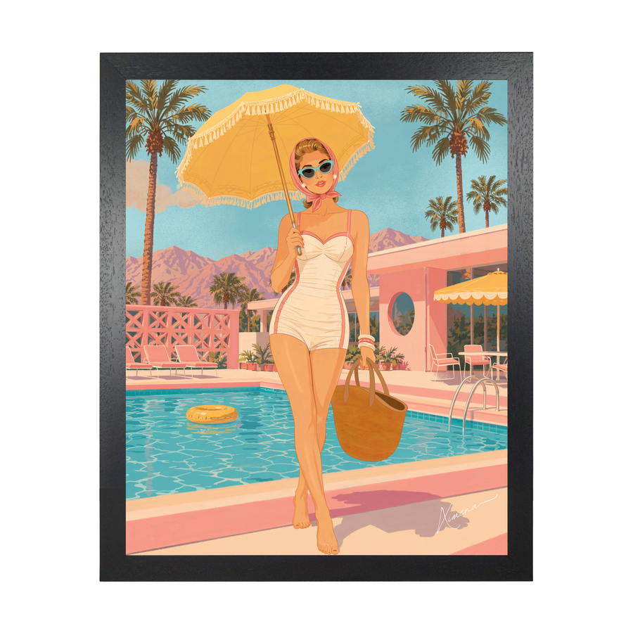 Retro Summer Palm Springs by Ximena Ballantyne
