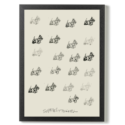 Scottish Terrier Grid by Cartissi
