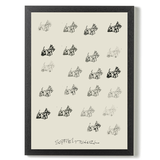 Scottish Terrier Grid by Cartissi