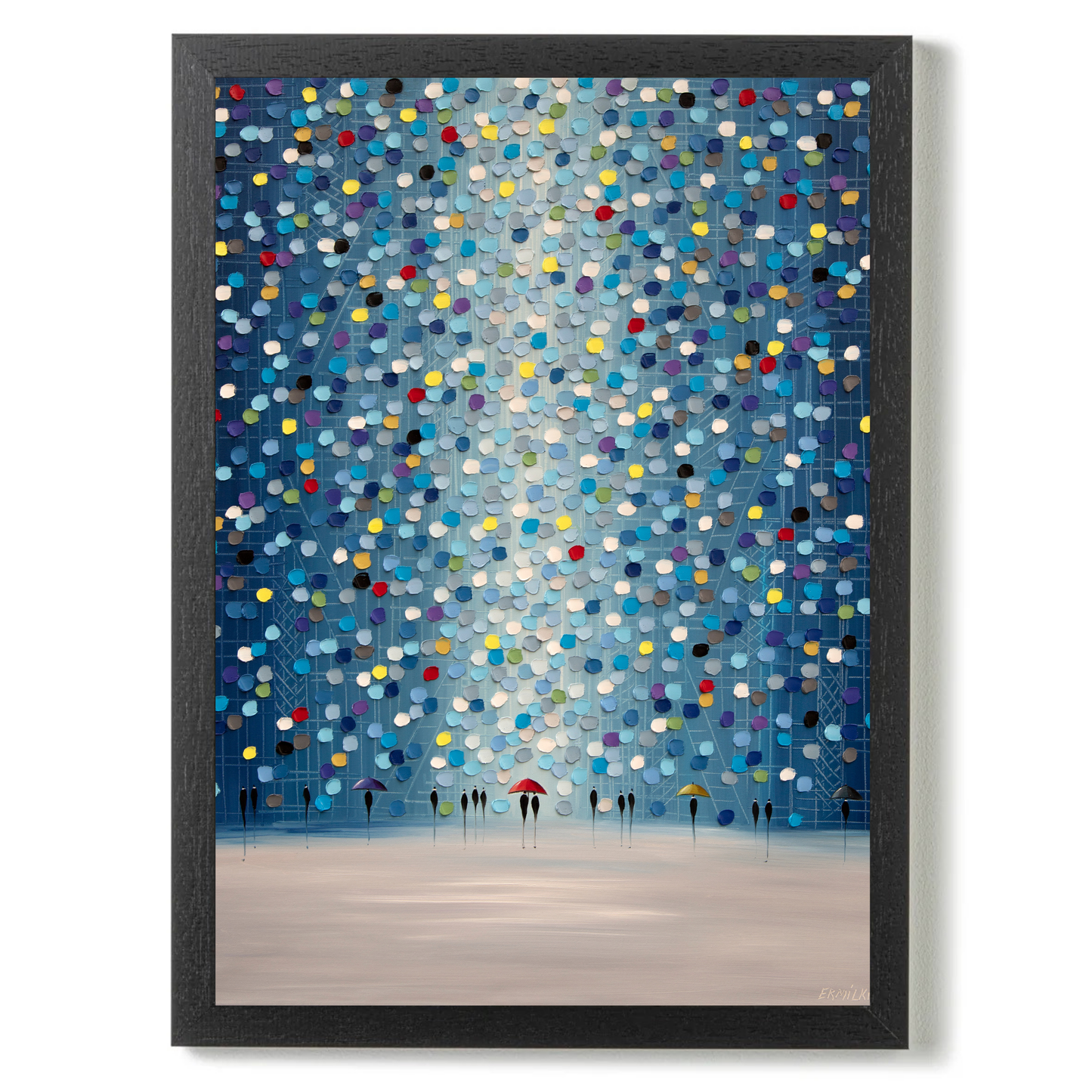 Raindrop Confetti by Ekaterina Ermilkina