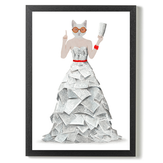 Poetry Cat by Coco Deparis