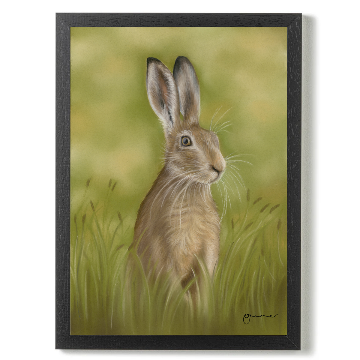 Hare in the Grass by Georgie Turner