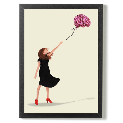 Banksy Inspired Brain Balloon by Coco Deparis