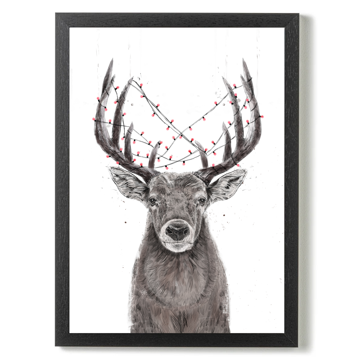 Xmas Deer by Balazs Solti