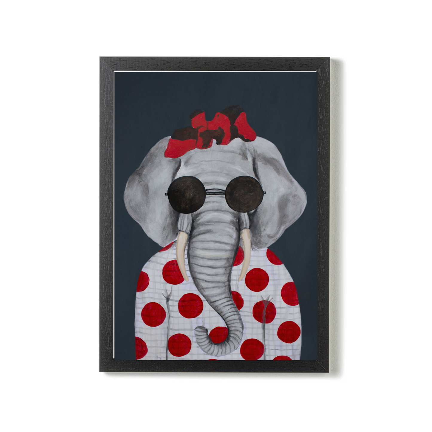 Vintage Elephant Woman by Coco Deparis