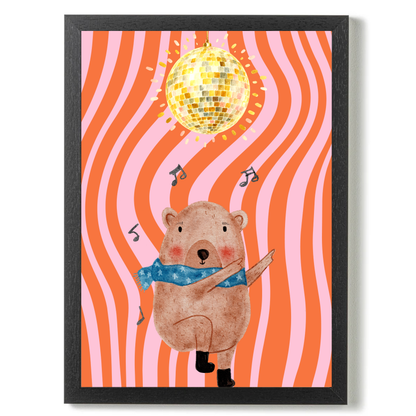 Disco Capybara by Print Studio By Anya