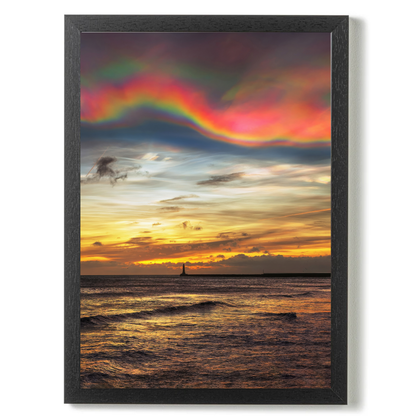 Amazing Mother of Pearl Clouds Over Roker by Steven Robinson