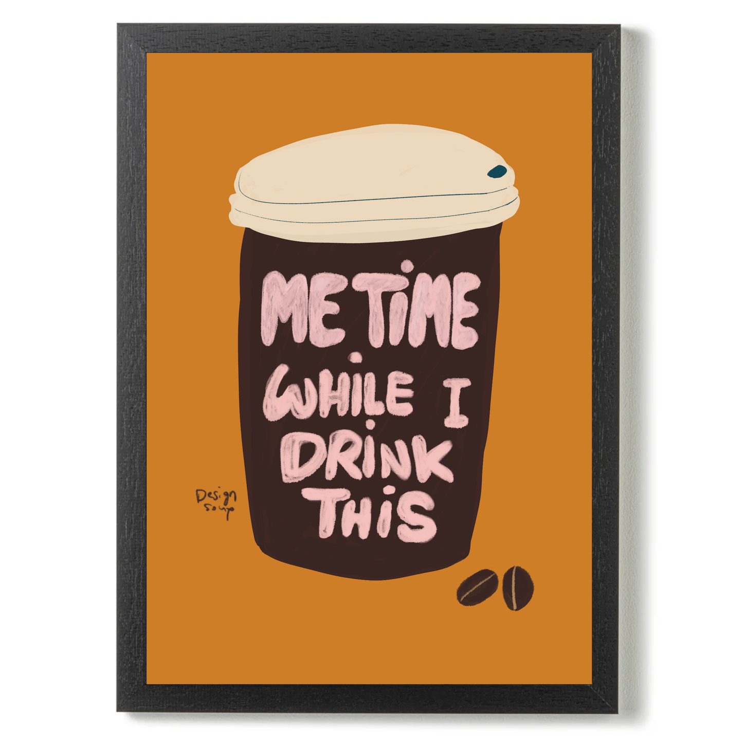 Me Time While I Drink This 2 by Alix Campbell Art