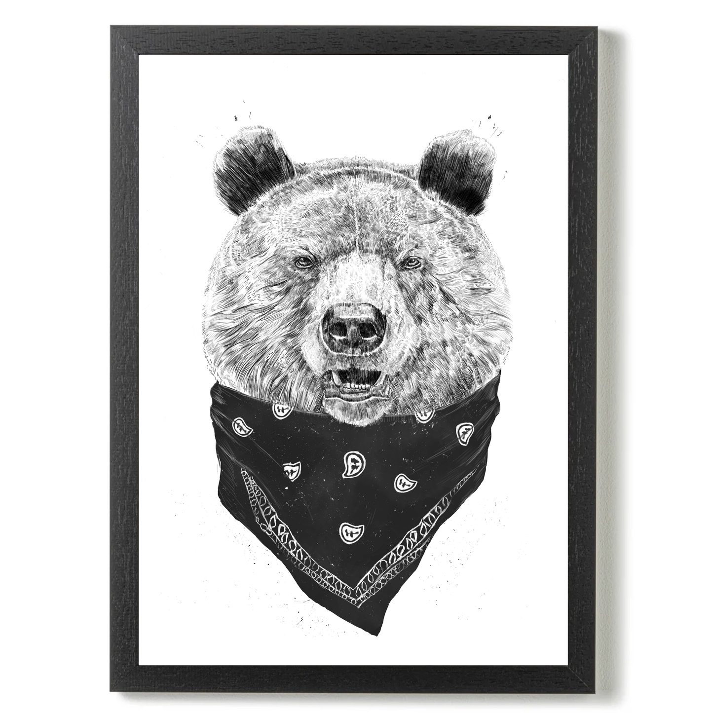 Wild Bear by Balazs Solti