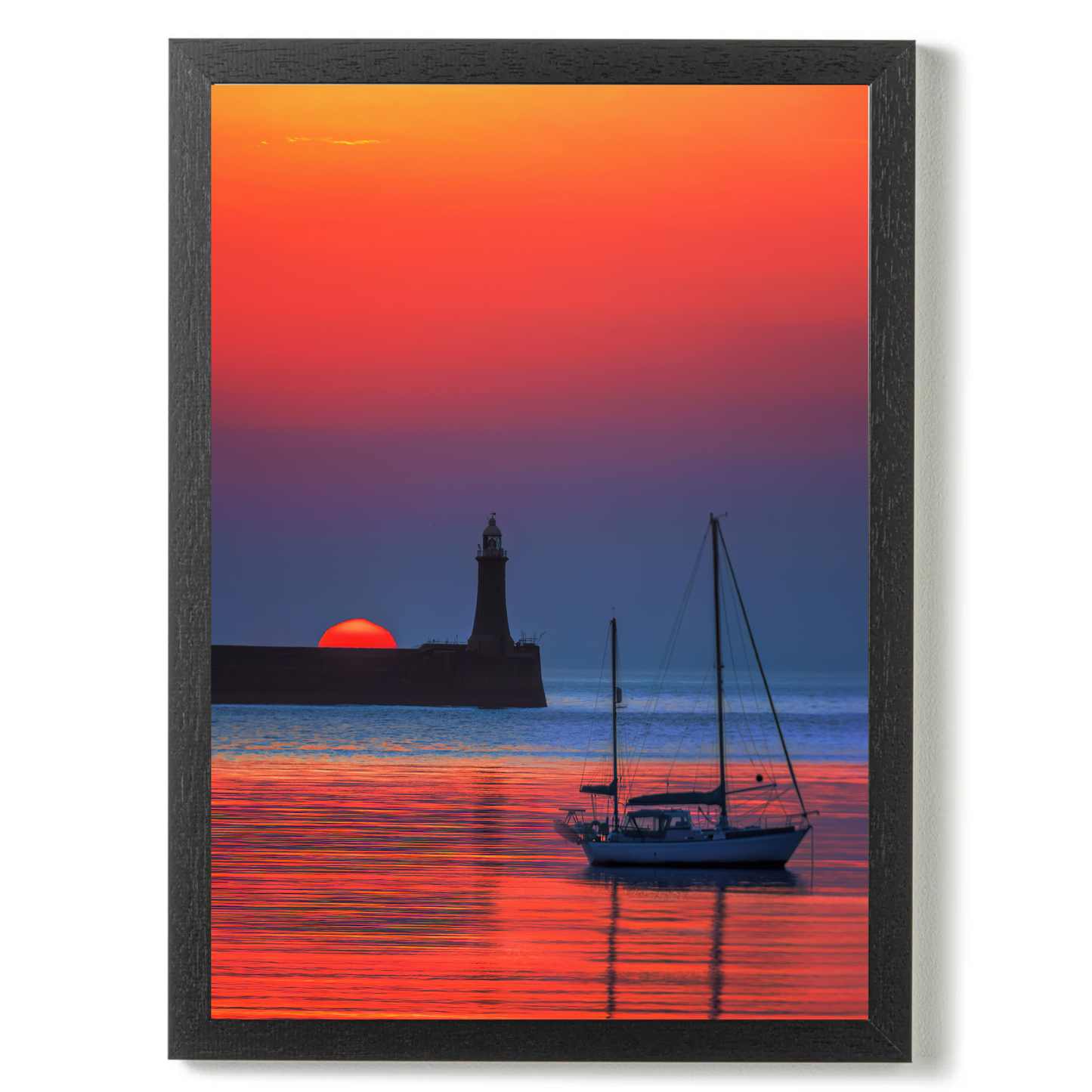 A Beautiful Summer Soltice Sunrise at South Shields by Steven Robinson