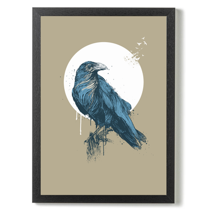 Blue Crow by Balazs Solti