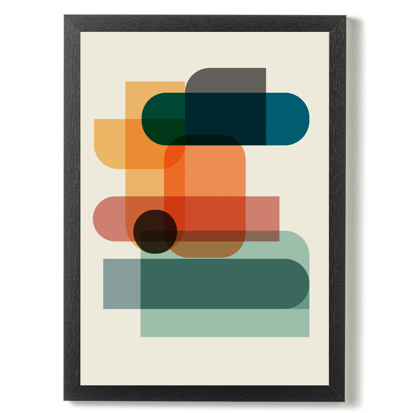 Set of 2 Colourful Bold Abstract Prints B by Print Punk Studio