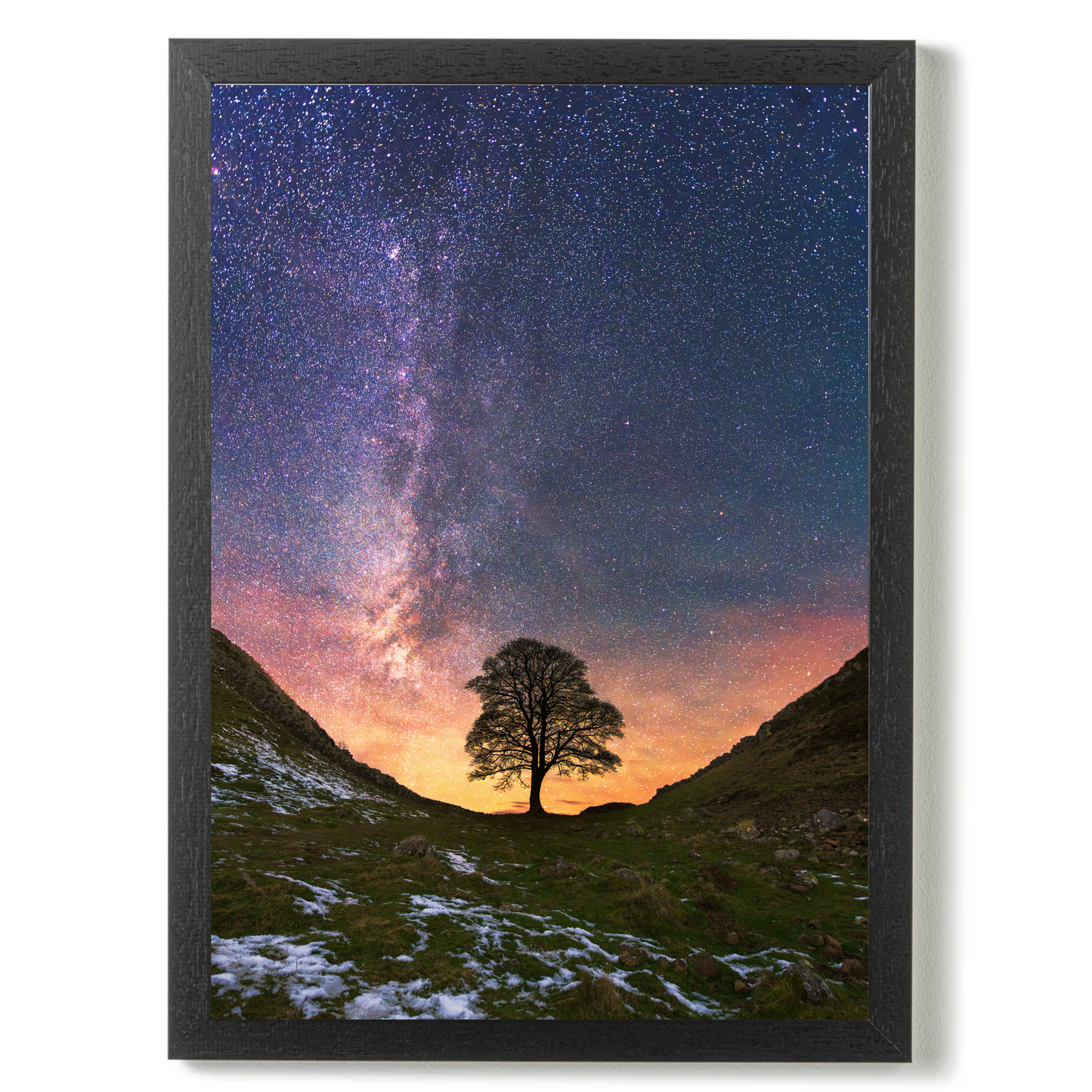 Sycamore Gap with Milky Way by Steven Robinson