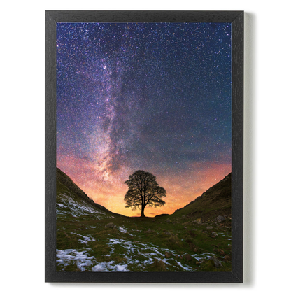 Sycamore Gap with Milky Way by Steven Robinson