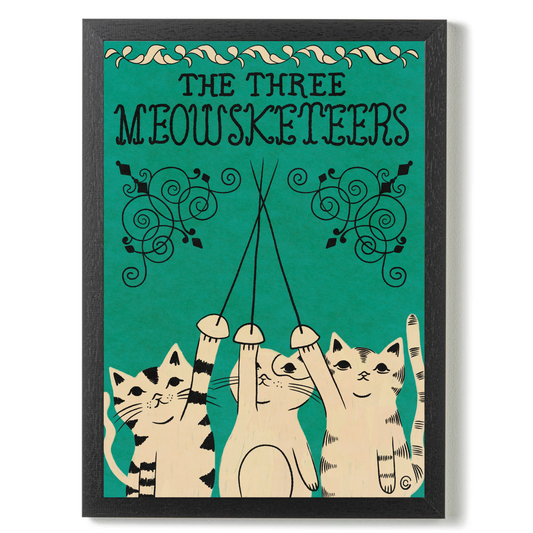 The Three Meowsketeers by Carrie Cantwell