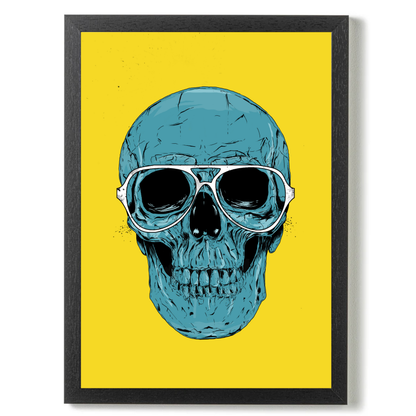 Blue Skull by Balazs Solti