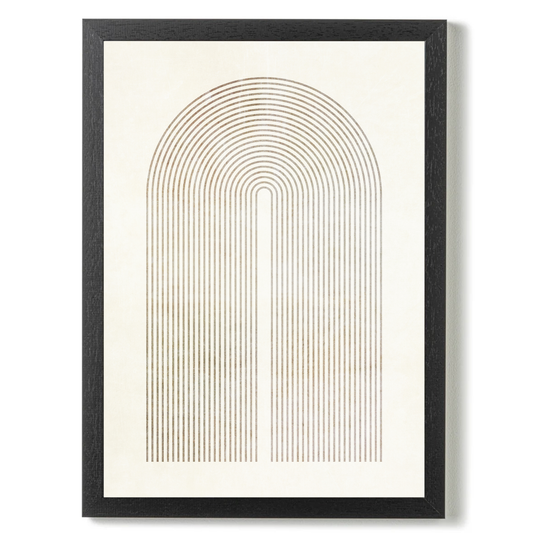 Set of 2 Neutral Mid Century Prints C by Print Punk Studio