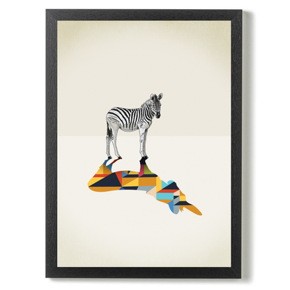 Walking Shadow Zebra by Jason Ratliff