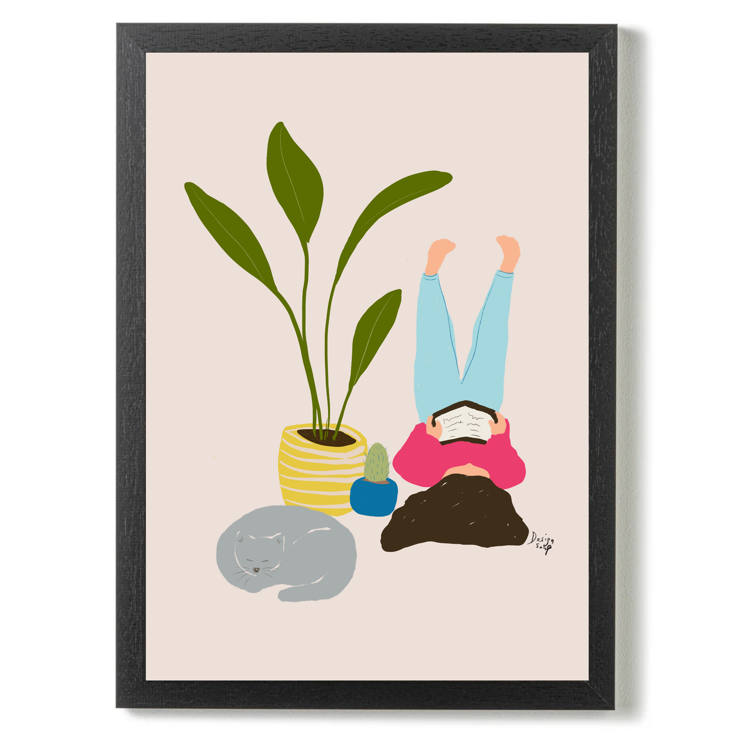 Reading Is Life 2 by Alix Campbell Art