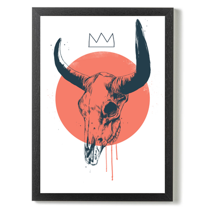 Blue Skull 2 by Balazs Solti