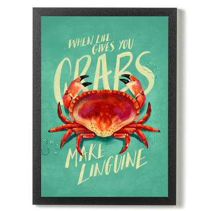 When Life Gives you Crabs by Mark Harrison Prints