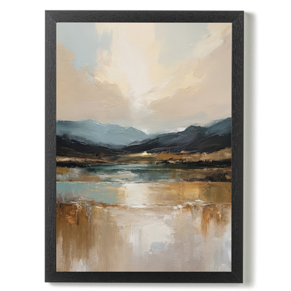 Mountain Valley at Dawn by Alpenglow Workshop