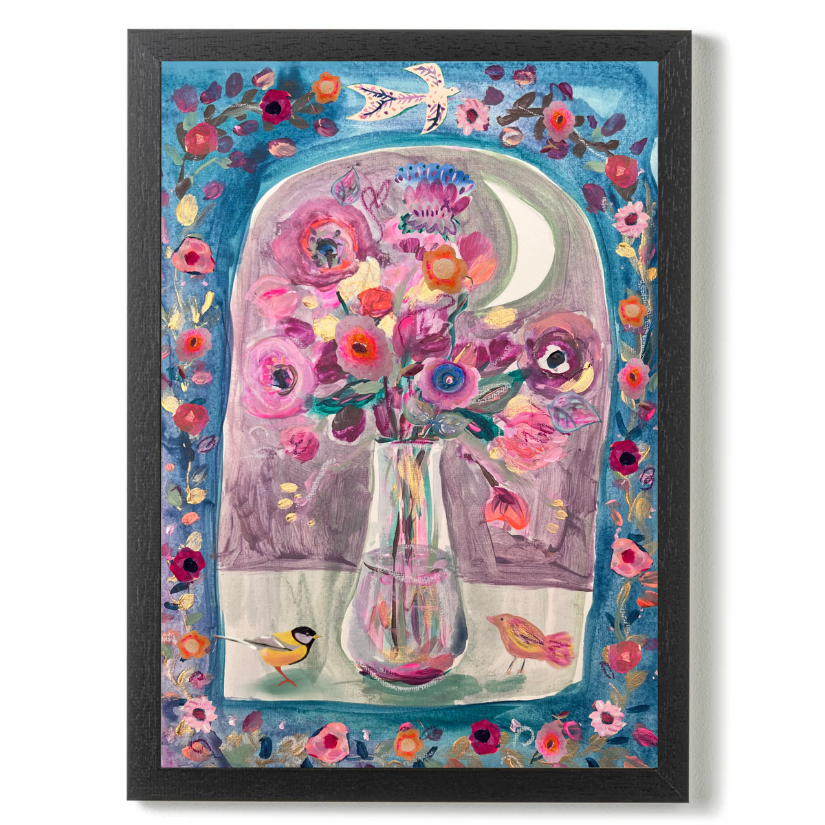 Vase on Blue by Claire Westwood