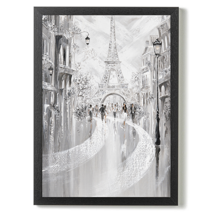 Eiffel Tower Silhouettes by Isabella Karolewicz