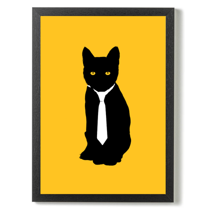 Office Cat by Balazs Solti