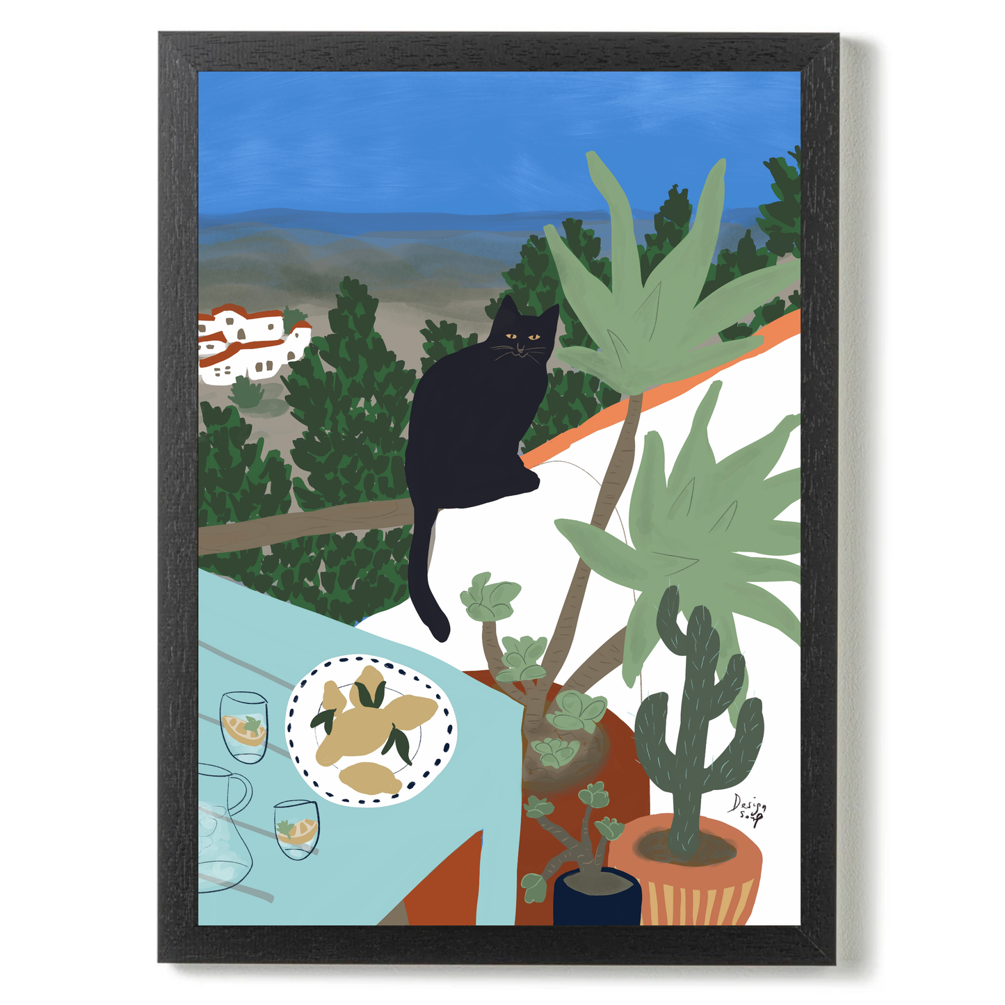 Cactus Garden by Alix Campbell Art