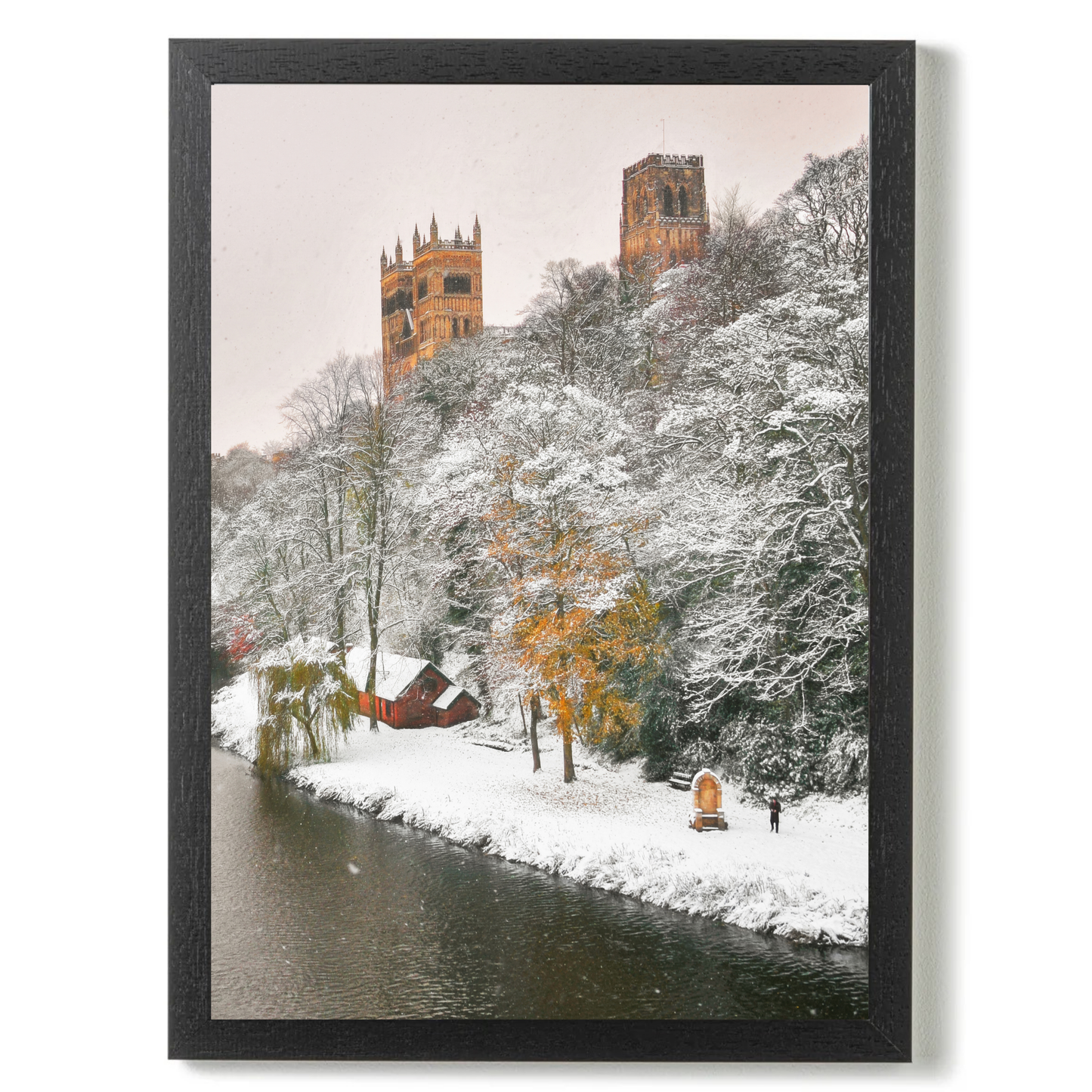 Magical Durham in The Snow by Steven Robinson