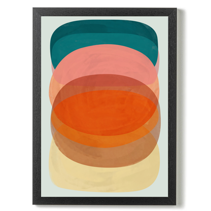 Bold Colourful Painted Abstracts by Print Punk Studio
