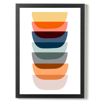 Abstract Mid Centuty Art by Print Punk Studio