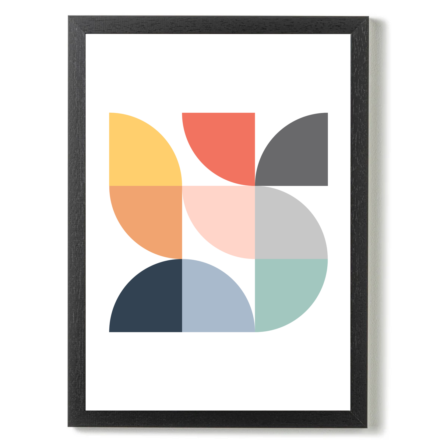 Scandi Quarter Circles by Print Punk Studio