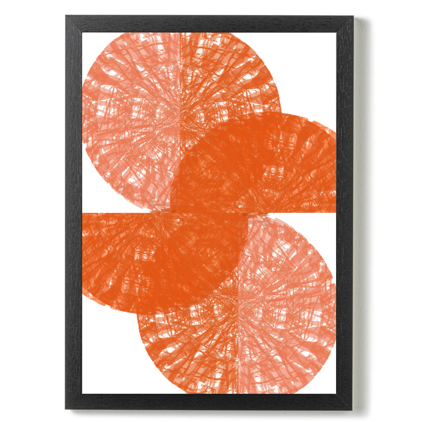 Orange Circle Fans 1 by Cartissi