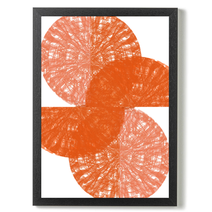 Orange Circle Fans 1 by Cartissi