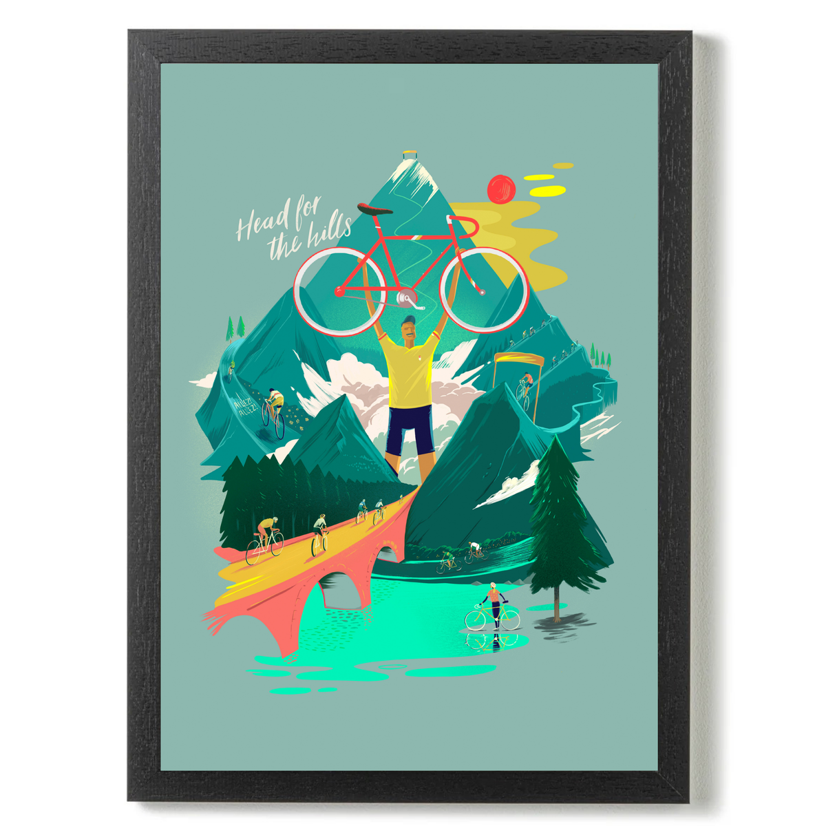 Head For The Hills by Mark Harrison Prints