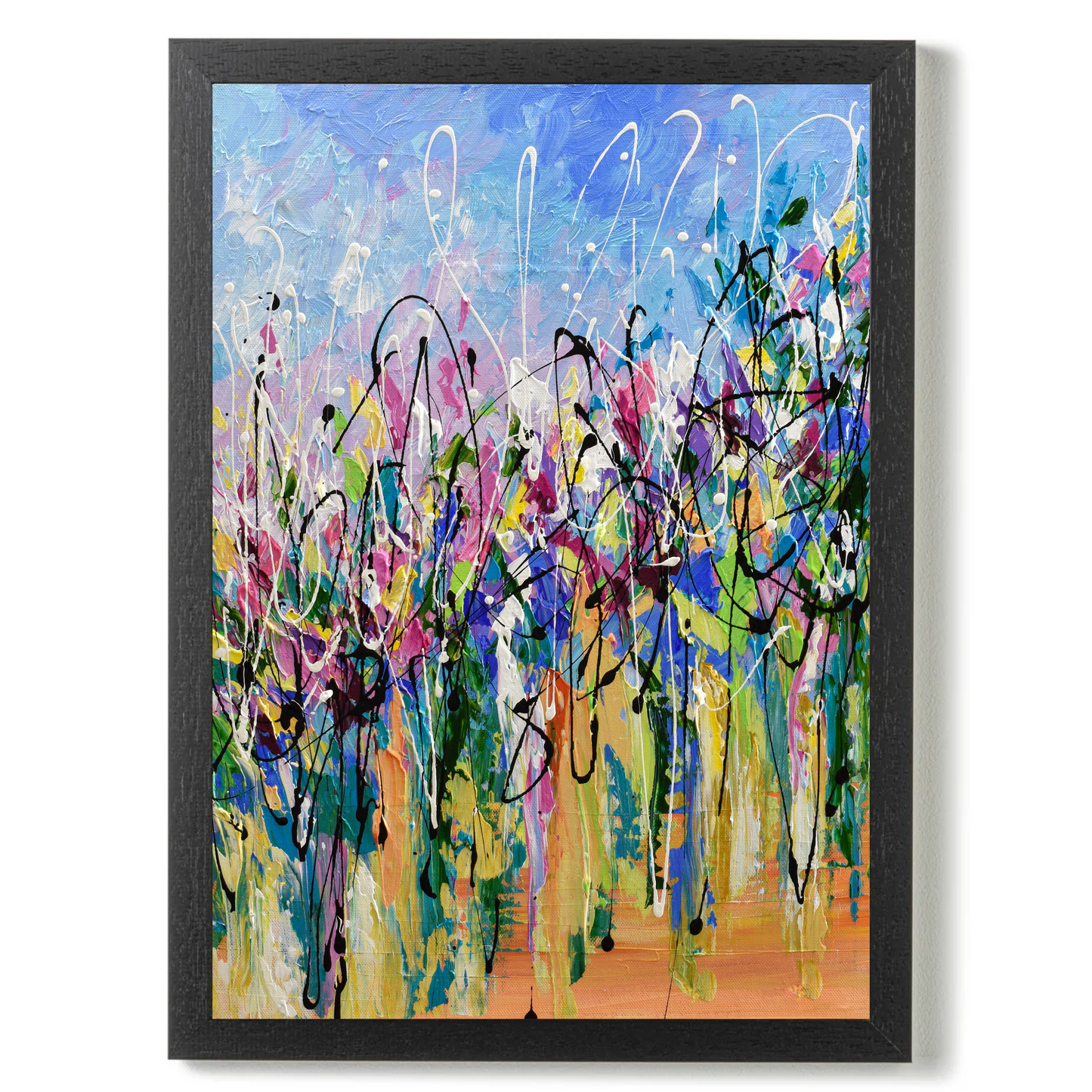 Abstract Flowers 2 by Olga Tkachyk