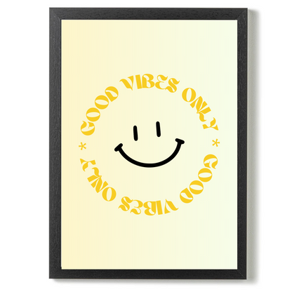 Good Vibes Only by Athena Art