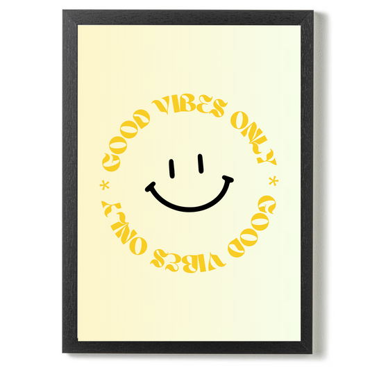 Good Vibes Only by Athena Art