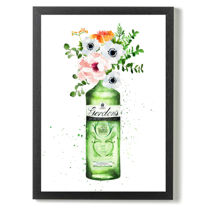 Gordons Gin and Flowers by Mercedes Lopez