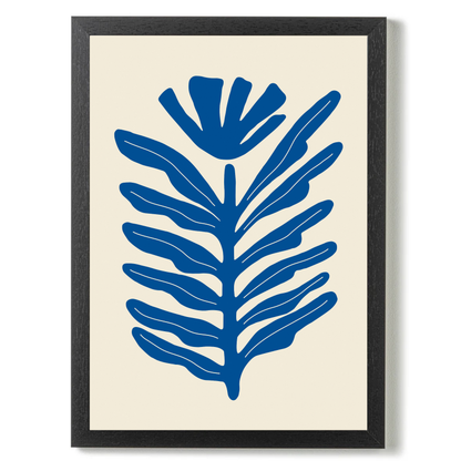 Abstract Plant Blue by Ani Vidotto