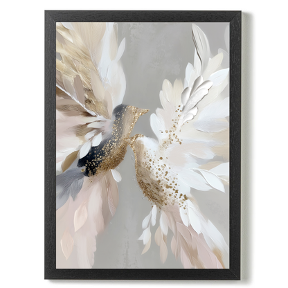 Doves In Bloom by Bella Eve