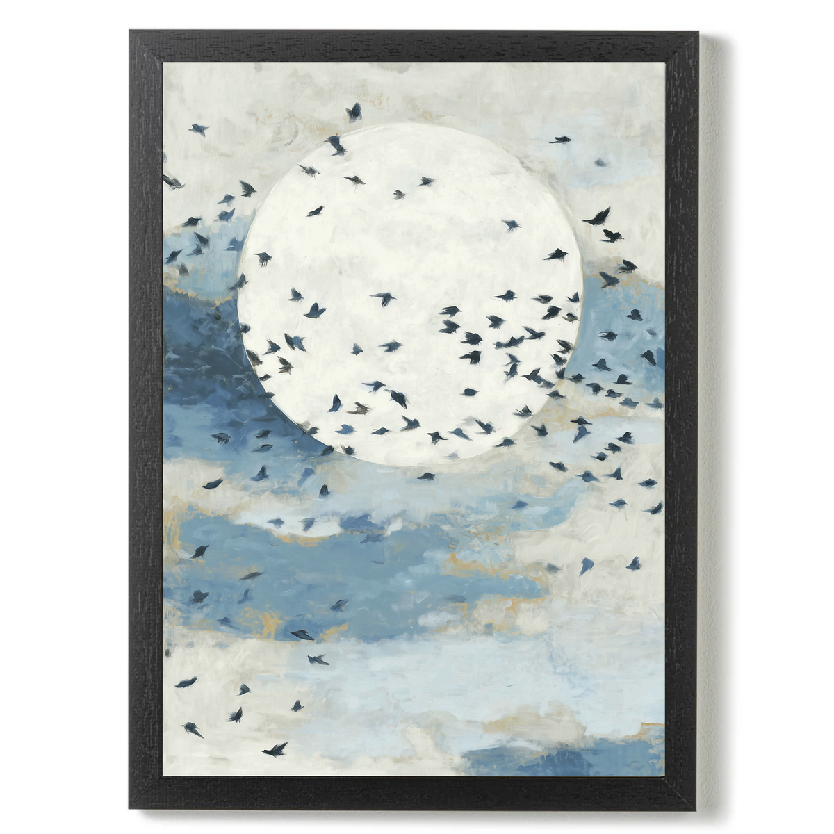 Floating Moon Bird Cloud by Chromatic Storm Studio
