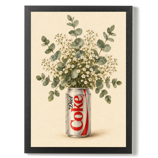 Diet Coke Botanical by Print Studio By Anya